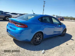 2016 Dodge Dart SE with VIN 1C3CDFAA6GD656805, listed as a Copart auction lot 50015595 with 99,142 mi miles and Salvage Title. Bid and sale history available at carsss.com. Image 3.