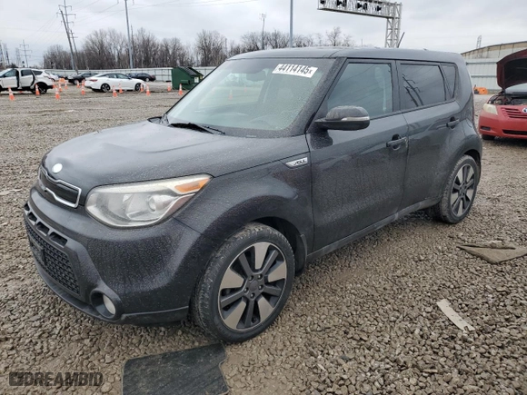 2014 Kia Soul ! with VIN KNDJX3A58E7022337, listed as a Copart auction lot 46140095 with 154,131 mi miles and Salvage Title. Bid and sale history available at carsss.com. Image 1.