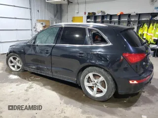 2014 Audi Q5 Premium Plus with VIN WA1DGAFPXEA032411, listed as a Copart auction lot 89115195 with 183,028 mi miles and Salvage Title. Bid and sale history available at carsss.com. Image 2.