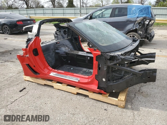 2016 Chevrolet Corvette Z06 1LZ with VIN 1G1YP2D61G5612934, listed as a Copart auction lot 51152545 with 0 mi miles and Salvage Title. Bid and sale history available at carsss.com. Image 4.