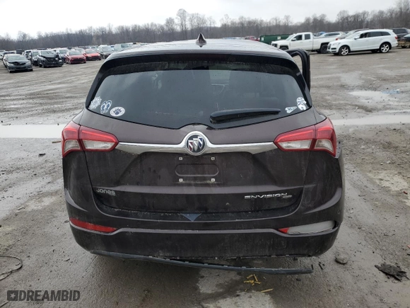 2020 Buick Envision Preferred with VIN LRBFX1SA9LD111790, listed as a Copart auction lot 83565094 with 42,653 mi miles and Salvage Title. Bid and sale history available at carsss.com. Image 6.