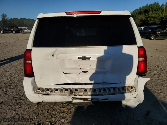 2015 Chevrolet Tahoe Commercial with VIN 1GNSK2ECXFR695889, listed as a Copart auction lot 74369994 with 196,209 mi miles and Salvage Title. Bid and sale history available at carsss.com. Image 6.