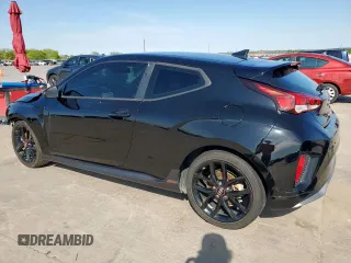2019 Hyundai Veloster Turbo z VIN KMHTH6AB8KU016026, wystawiony jako Copart lot #50742525 z przebiegiem 61 700 mil mil oraz Szkoda całkowita • Salvage title. Historia ofert i sprzedaży dostępna na DreamBid. Obrazek 2.