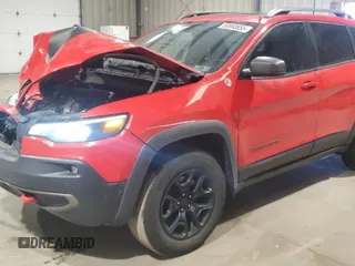 2019 Jeep Cherokee Trailhawk with VIN 1C4PJMBN8KD315278, listed as a Copart auction lot 50890655 with 91,032 mi miles and Salvage Title. Bid and sale history available at DreamBid. Image 1.