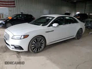 2020 Lincoln Continental Standard with VIN 1LN6L9VK1L5601923, listed as a Copart auction lot 49656935 with 8,271 mi miles and Salvage Title. Bid and sale history available at carsss.com. Image 1.