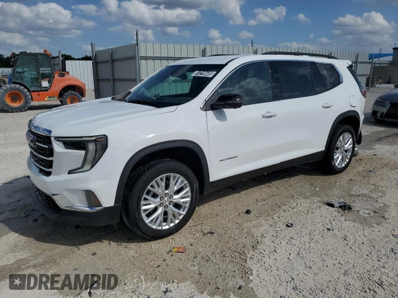 2024 GMC Acadia AWD Elevation z VIN 1GKENNKS4RJ189444, wystawiony jako Copart lot #51219445 z przebiegiem 20 847 mil mil oraz Nie do naprawy • Non repairable. Historia ofert i sprzedaży dostępna na DreamBid. Obrazek 1.