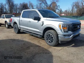 2023 Ford F-150 XL with VIN 1FTEW1EP6PFC17771, listed as a IAAI auction lot 41685177 with 24,021 mi miles. Bid and sale history available at carsss.com. Image 1.