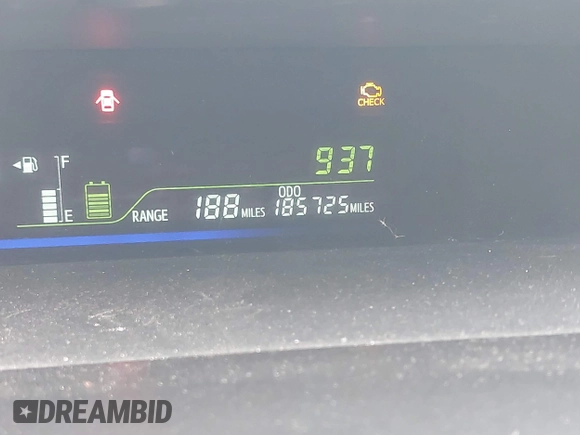 2012 Toyota Prius Two with VIN JTDZN3EU0C3041284, listed as a IAAI auction lot 42095547 with 185,725 mi miles and . Bid and sale history available at DreamBid. Image 7.