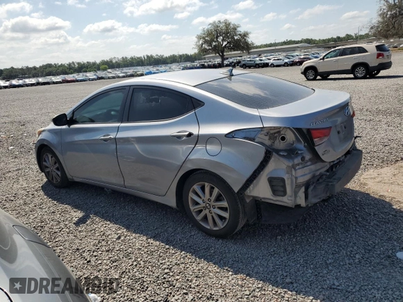 2015 Hyundai Elantra SE with VIN 5NPDH4AE7FH608119, listed as a Copart auction lot 53998385 with 112,499 mi miles and Salvage Title. Bid and sale history available at DreamBid. Image 2.