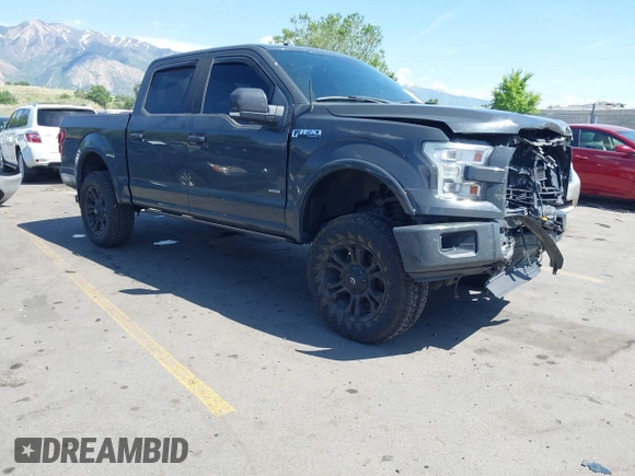 2017 Ford F-150 XL with VIN 1FTEW1EG6HFA29107, listed as a IAAI auction lot 42375043 with 58,186 mi miles and . Bid and sale history available at DreamBid. Image 1.