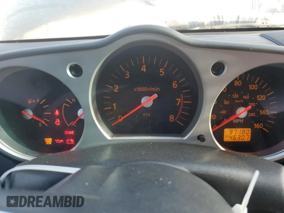 2004 Nissan 350Z Touring with VIN JN1AZ36A34T010010, listed as a Copart auction lot 64837084 with 97,180 mi miles and Salvage Title. Bid and sale history available at carsss.com. Image 9.