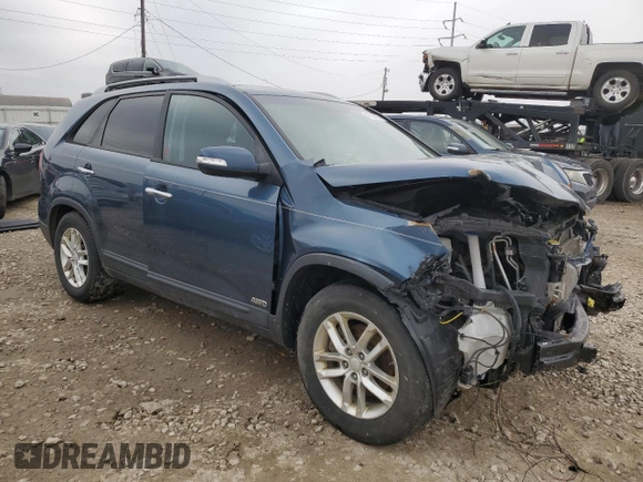 2014 Kia Sorento LX with VIN 5XYKTDA74EG427508, listed as a Copart auction lot 47564775 with 177,869 mi miles and Salvage Title. Bid and sale history available at carsss.com. Image 4.