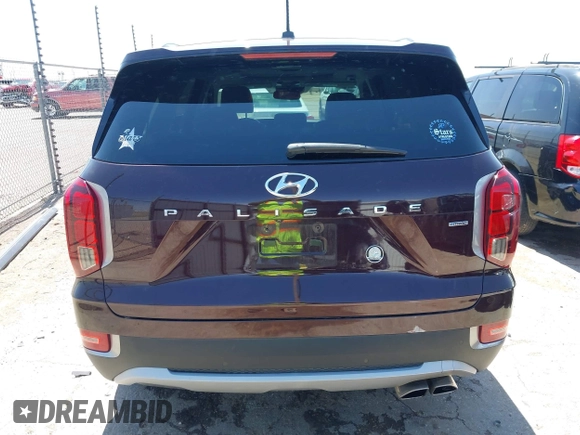 2020 Hyundai Palisade SEL with VIN KM8R4DHE1LU078508, listed as a IAAI auction lot 41971712 with 60,925 mi miles and . Bid and sale history available at DreamBid. Image 16.