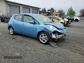 2011 Nissan LEAF SL with VIN JN1AZ0CP8BT002070, listed as a Copart auction lot 71450564 with 55,295 mi miles and Salvage Title. Bid and sale history available at carsss.com. Image 11.
