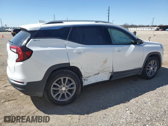 2024 GMC Terrain SLT with VIN 3GKALPEG4RL395458, listed as a Copart auction lot 48535905 with Not provided miles and Salvage title. Bid and sale history available at DreamBid. Image 3.