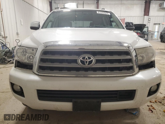 2008 Toyota Sequoia Platinum with VIN 5TDBY67A68S007787, listed as a Copart auction lot 81242624 with 296,963 mi miles and Clean Title. Bid and sale history available at carsss.com. Image 5.