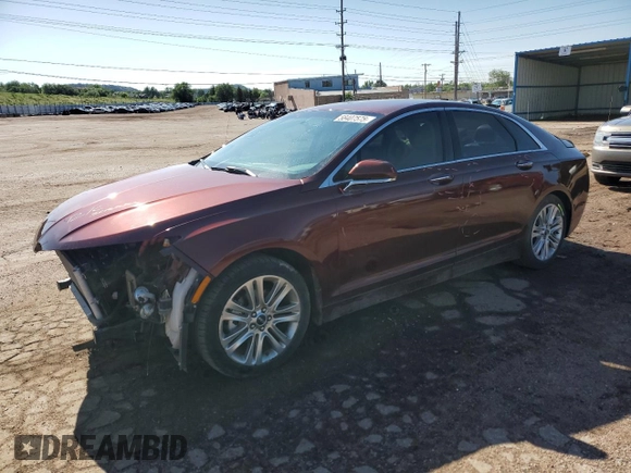 2015 Lincoln MKZ Hybrid with VIN 3LN6L2LUXFR619608, listed as a Copart auction lot 58407575 with 45,710 mi miles and Salvage title. Bid and sale history available at DreamBid. Image 1.