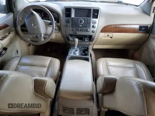 2014 Nissan Armada Platinum z VIN 5N1BA0NFXEN610187, wystawiony jako Copart lot #44145265 z przebiegiem Nie podano mil oraz Czysty tytuł • Clean title. Historia ofert i sprzedaży dostępna na DreamBid. Obrazek 8.