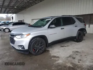 2019 Chevrolet Traverse Premier with VIN 1GNERKKW4KJ316658, listed as a Copart auction lot 47856895 with 111,862 mi miles and Salvage Title. Bid and sale history available at carsss.com. Image 1.