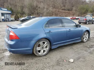 2010 Ford Fusion SPORT with VIN 3FAHP0DC5AR165990, listed as a Copart auction lot 46811185 with 0 mi miles and Salvage Title. Bid and sale history available at carsss.com. Image 3.