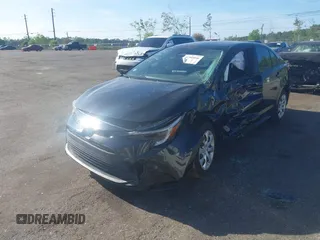 2023 Toyota Corolla Hybrid LE with VIN JTDBCMFE6P3014360, listed as a IAAI auction lot 41968846 with Not Provided miles. Bid and sale history available at carsss.com. Image 2.