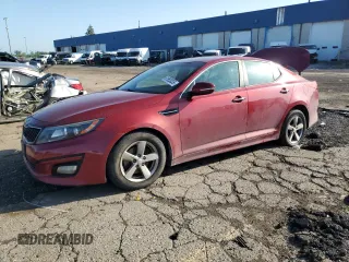 2015 Kia Optima LX with VIN 5XXGM4A79FG487311, listed as a Copart auction lot 61953035 with 164,425 mi miles and Clean title. Bid and sale history available at DreamBid. Image 1.