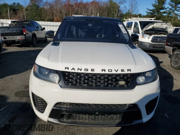 2016 Land Rover Range Rover Sport SVR with VIN SALWZ2EF2GA557465, listed as a Copart auction lot 78547734 with 45,756 mi miles and Salvage title. Bid and sale history available at DreamBid. Image 5.