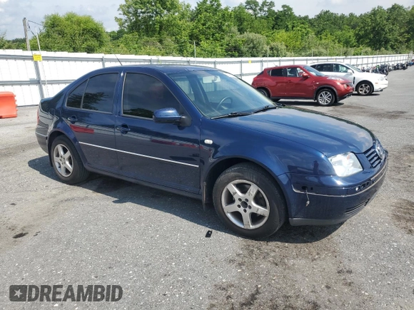 2005 Volkswagen Jetta GL with VIN 3VWRK69M85M026132, listed as a Copart auction lot 64153735 with 92,964 mi miles and Salvage title. Bid and sale history available at DreamBid. Image 4.
