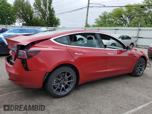2020 Tesla Model 3 Long Range with VIN 5YJ3E1EB1LF636902, listed as a Copart auction lot 55252255 with 71,273 mi miles and Clean Title. Bid and sale history available at DreamBid. Image 3.