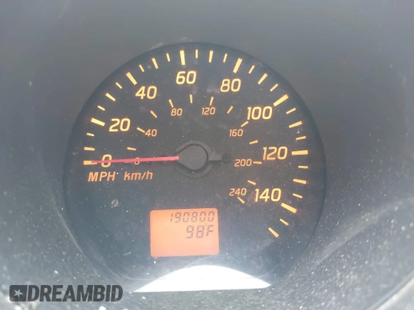 2003 Nissan Altima S with VIN 1N4AL11D43C119701, listed as a IAAI auction lot 39940637 with 190,800 mi miles. Bid and sale history available at carsss.com. Image 7.