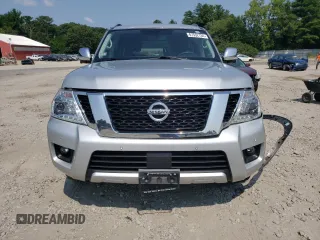 2018 Nissan Armada SV with VIN JN8AY2NCXJ9555213, listed as a Copart auction lot 67532134 with 84,006 mi miles and Salvage Title. Bid and sale history available at carsss.com. Image 5.