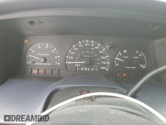 1998 Ford Windstar LX with VIN 2FMZA5146WBC36500, listed as a Copart auction lot 57662025 with 143,017 mi miles and Salvage title. Bid and sale history available at DreamBid. Image 9.