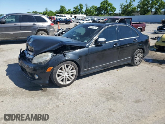 2009 Mercedes-Benz C 300 Sport with VIN WDDGF81X79R050707, listed as a Copart auction lot 57755795 with 90,058 mi miles and Salvage title. Bid and sale history available at DreamBid. Image 1.