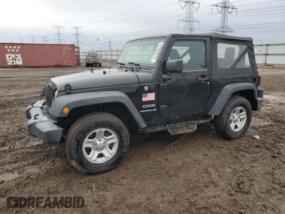 2017 Jeep Wrangler Sport with VIN 1C4AJWAG5HL525999, listed as a Copart auction lot 47362975 with 52,108 mi miles and Salvage Title. Bid and sale history available at DreamBid. Image 1.