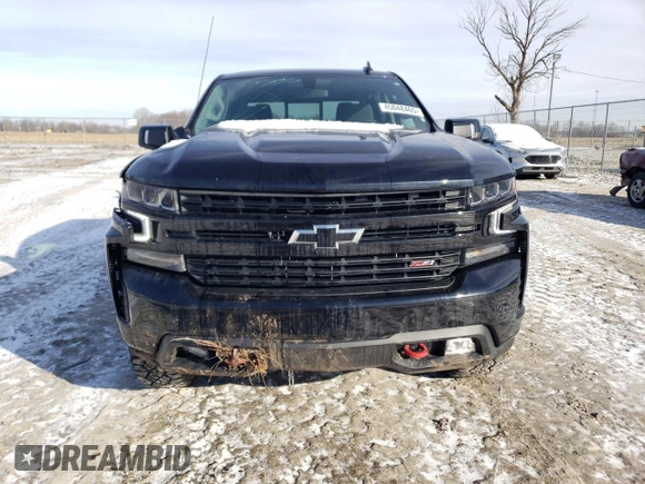 2021 Chevrolet Silverado 1500 LT Trail Boss with VIN 1GCPYFED7MZ308497, listed as a Copart auction lot 45048465 with 81,989 mi miles and Salvage Title. Bid and sale history available at DreamBid. Image 5.