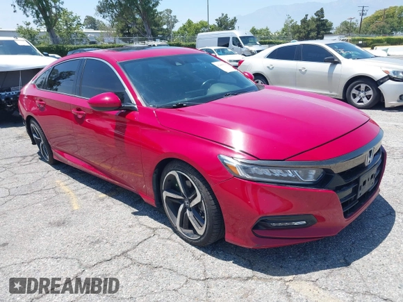 2019 Honda Accord Sport with VIN 1HGCV2F32KA013567, listed as a IAAI auction lot 42493535 with 96,380 mi miles and . Bid and sale history available at DreamBid. Image 1.