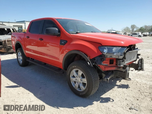 2022 Ford Ranger XL with VIN 1FTER4FH3NLD28261, listed as a Copart auction lot 52878795 with 20,013 mi miles and Salvage title. Bid and sale history available at DreamBid. Image 4.