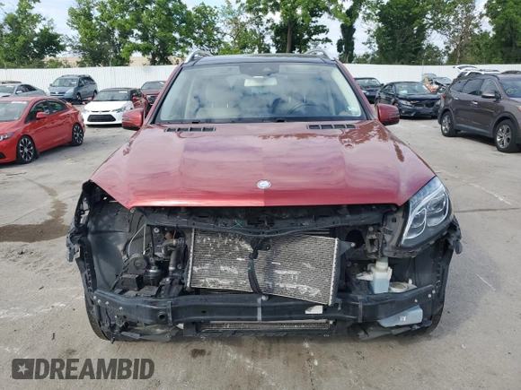 2017 Mercedes-Benz GLS 450 with VIN 4JGDF6EE6HA788484, listed as a Copart auction lot 58740165 with 110,783 mi miles and Clean title. Bid and sale history available at DreamBid. Image 5.