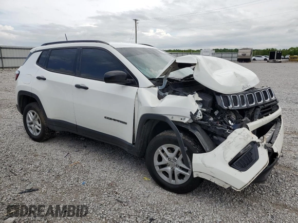 2018 Jeep Compass Sport с VIN 3C4NJDAB9JT440751, выставлен на аукционе Copart как лот 55476005 с пробегом 147 141 миль миль и Списание • Salvage title. История ставок и продаж доступна на DreamBid. Изображение 4.