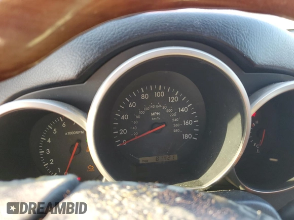 2002 Lexus SC 430 with VIN JTHFN48YX20012798, listed as a Copart auction lot 75269794 with 81,421 mi miles and Non Repairable. Bid and sale history available at DreamBid. Image 9.