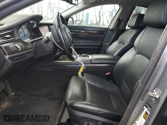 2012 BMW 7 Series 750i xDrive with VIN WBAKC6C55CDX99603, listed as a Copart auction lot 50835645 with 135,509 mi miles and Salvage Title. Bid and sale history available at DreamBid. Image 7.