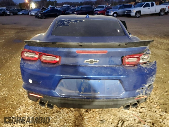 2023 Chevrolet Camaro LT1 with VIN 1G1FF1R77P0130441, listed as a Copart auction lot 84910704 with 76,275 mi miles and Salvage Title. Bid and sale history available at DreamBid. Image 6.