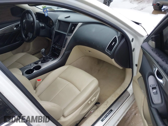 2017 Infiniti Q50 Premium with VIN JN1EV7AR4HM837046, listed as a IAAI auction lot 42213562 with 111,244 mi miles and . Bid and sale history available at DreamBid. Image 5.