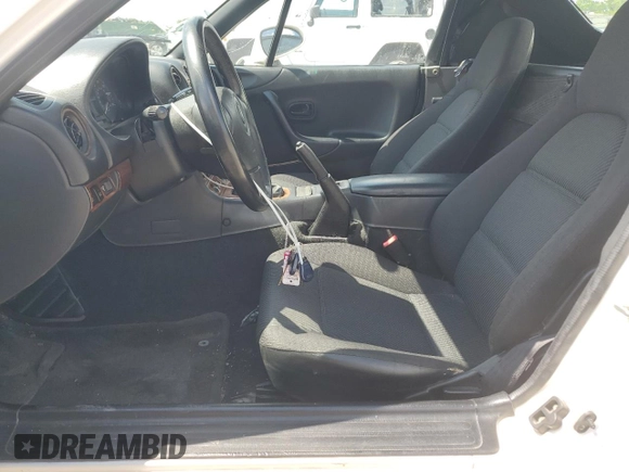 2000 Mazda MX-5 Miata with VIN JM1NB3531Y0152594, listed as a Copart auction lot 57460195 with 78,139 mi miles and Salvage title. Bid and sale history available at DreamBid. Image 7.
