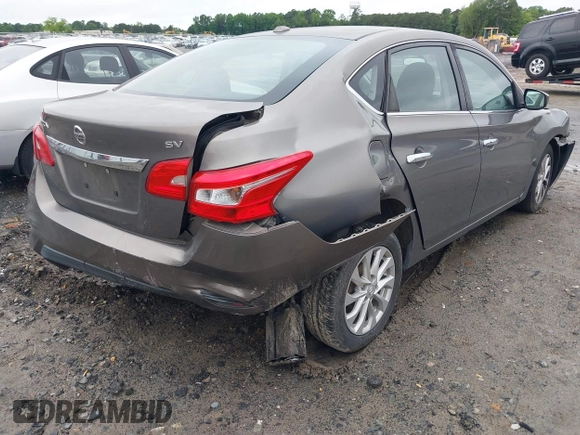 2017 Nissan Sentra SV with VIN 3N1AB7AP8HL646407, listed as a IAAI auction lot 42256055 with 101,968 mi miles and . Bid and sale history available at DreamBid. Image 4.