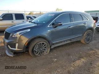 2023 Cadillac XT5 FWD Premium Luxury with VIN 1GYKNCRS1PZ122947, listed as a Copart auction lot 85589454 with 29,504 mi miles and Salvage Title. Bid and sale history available at carsss.com. Image 1.