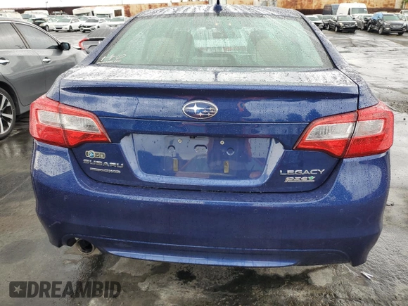 2017 Subaru Legacy Limited with VIN 4S3BNAN68H3049843, listed as a Copart auction lot 55109283 with 72,563 mi miles. Bid and sale history available at carsss.com. Image 6.