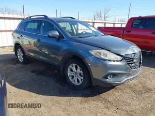 2013 Mazda CX-9 Touring with VIN JM3TB2CA0D0405361, listed as a IAAI auction lot 41747911 with 218,747 mi miles and . Bid and sale history available at carsss.com. Image 1.