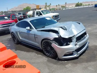 2015 Ford Mustang GT with VIN 1FA6P8CFXF5355764, listed as a IAAI auction lot 42510334 with 79,374 mi miles and . Bid and sale history available at DreamBid. Image 1.