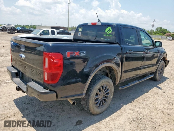 2020 Ford Ranger XL with VIN 1FTER4EH9LLA85327, listed as a Copart auction lot 58895515 with 52,156 mi miles and Salvage title. Bid and sale history available at DreamBid. Image 3.